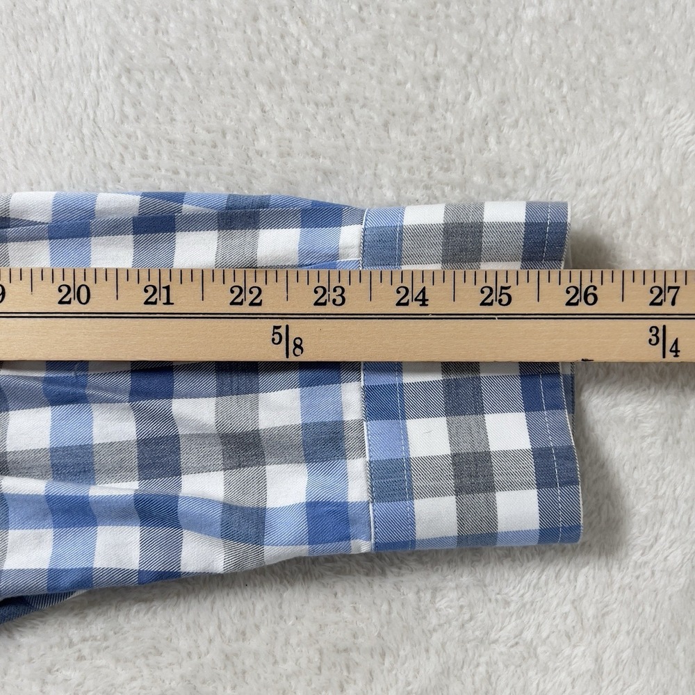 Vineyard Vines Button Down Slim Fit Tucker Shirt Mens Sz L Plaid Long Sleeve - Picture 9 of 9